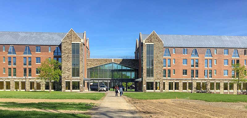 File:Kay Hall (left) and Bauer Hall (right), Cornell University.jpg