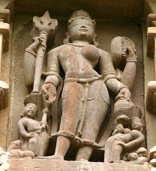 Ardhanarishvara, beeldhouwwerk, Khajuraho
