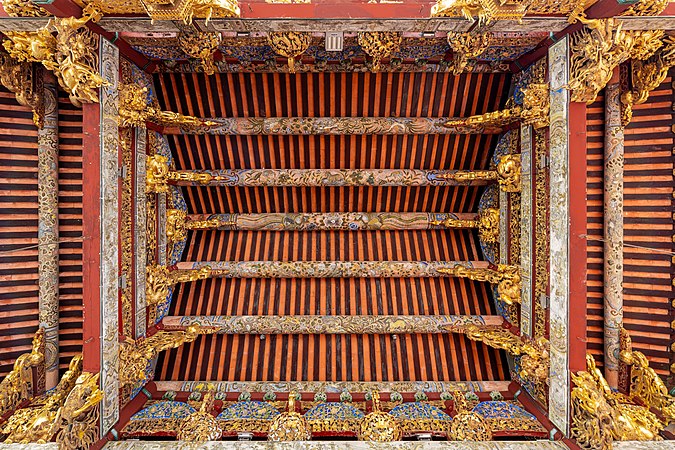 The ceiling of Khoo Kongsi, Mansion