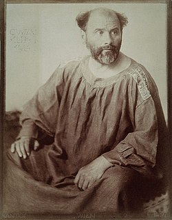 image of Gustav Klimt from wikipedia