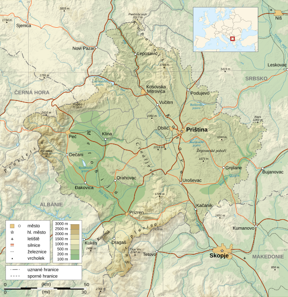 File:Kosovo map-cs.svg