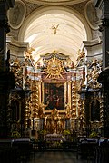 Pala d'altare nella chiesa di San Bernardino de Siena a Cracovia.