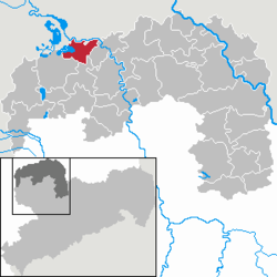 Löbnitz – Mappa