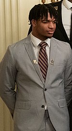 Chase at the White House, 2020 LSU Football at the White House (49400738147) (cropped).jpg