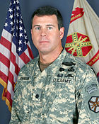 Lieutenant Commander Ronald Johnson in the Army Combat Uniform