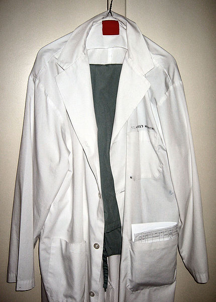 File:Lab coat and scrubs.jpg