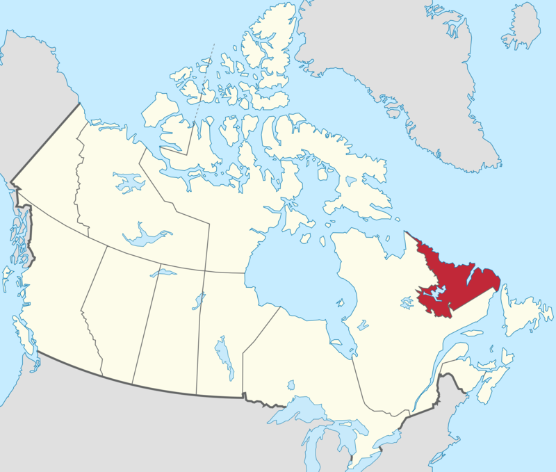 what is the population density of newfoundland and labrador