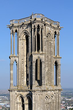 Nordostturm der Kathedrale von Laon. Laon Cathedral Northeast Tower
