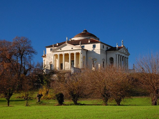 Renaissance villas such as Villa Rotonda near Vicenza were an inspiration for many later mansions, especially during the industrialisation.