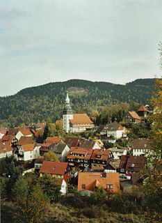 <span class="mw-page-title-main">Lautenthal</span> Formerly free mining town in Langelsheim, Germany