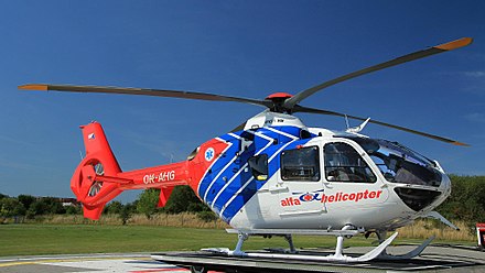 Czech ambulance helicopter