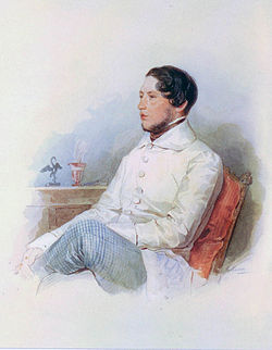 Портрет работы П.Ф. Соколова  1830-е годы.