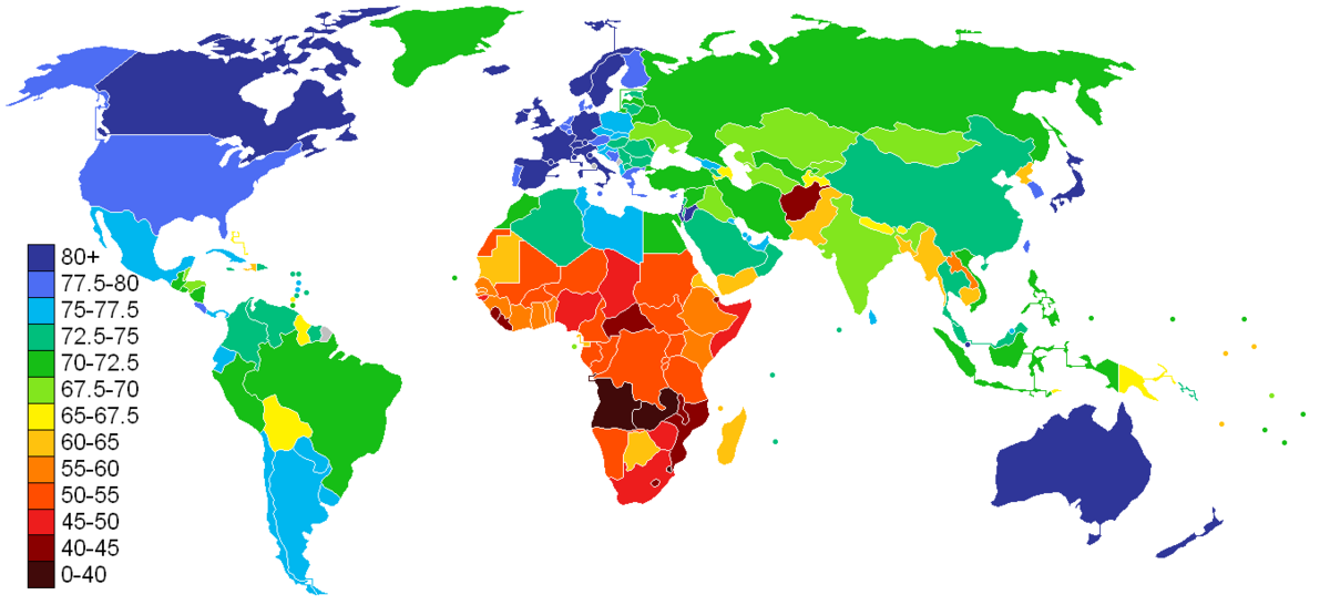 File:Life Expectancy 2011 CIA World Factbook.png - 维基百科，自由 ...