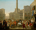 Karneval in Rom, cirka 1650