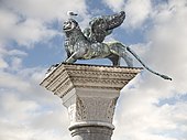 The Lion of Venice in Piazzetta