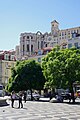 Portugal, Lissabon, Praça de D. Pedro IV, im Hintergrund der Convento do Carmo