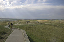 The area of Big Horn County, Montana where the Battle of the Little Bighorn was fought Little bighorn memorial overview with clouds.jpg