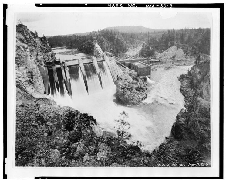 File:Long Lake Hydroelectric Plant, Spanning Spokane River, Ford, Stevens County, WA HAER WASH,33-FORD.V,4-3.tif
