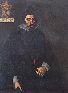 Admiral Lopo Furtado de Mendonca, commander of the Nossa Senhora da Conceicao Lopo Furtado de Mendonca - Domingos Vieira - 1635.jpg