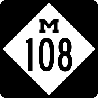 <span class="mw-page-title-main">M-108 (Michigan highway)</span> Former state highway in Emmet and Cheboygan counties in Michigan, United States