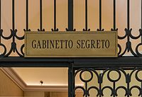 Entrance to the Gabinetto Segreto