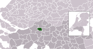 Carte de localisation de Geertruidenberg
