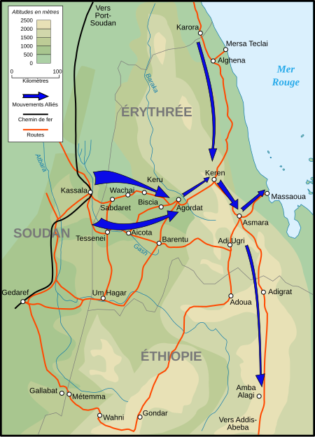 Tập tin:Map Eritrean Campaign 1941-fr.svg