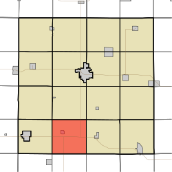 Map highlighting Eden Township, Carroll County, Iowa.svg