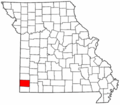 Thumbnail for File:Map of Missouri highlighting Newton County.png