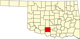 Stephens County - Carte