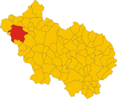 Map of comune of Anagni (province of Frosinone, region Lazio, Italy).svg