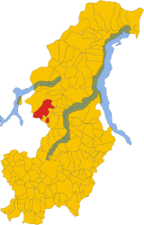 Centrum Doliny Intelvi - Mapa