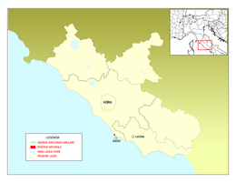 Tor Caldara regionale naturreservat Kart.png