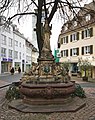 Deutsch: Der Marienbrunnen in der Merianstraße von Julius Seitz