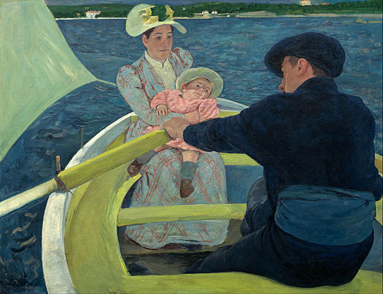 The Boating Party by Mary Cassatt, 1893–94, oil on canvas, 35½ × 46 in., National Gallery of Art, Washington