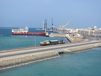 The Massawa harbor/port was created by the Italians. Massawa harbour.JPG