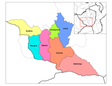 Matabeleland South districts.png