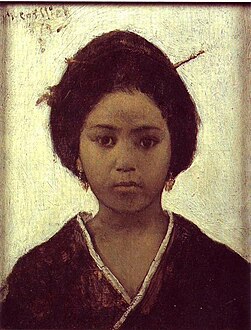 Retrato de mujer japonesa, 1879