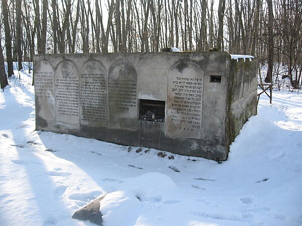 Grave of the Kotzker rebbe in Kock.