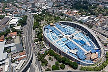 Aerial photograph of the Luiz Gonzaga Center of Northeastern Traditions, in Rio de Janeiro. Mercado by Diego Baravelli.jpg