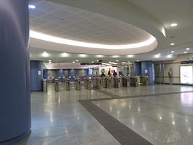 Intérieur de la station.