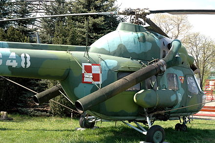 Mi-2Ch exhibited in Polish Aviation Museum