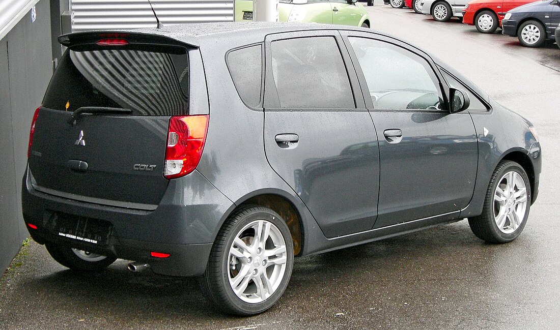 File:Mitsubishi Colt VI Modellpflege (seit 2008) rear MJ.jpg