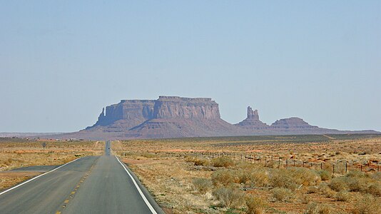 Kayenta–Monument Valley Scenic Road in Monument Valley