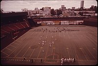 Вид на стадион в 1973 году