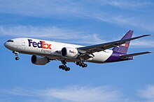 Boeing 777 of the FedEx Express N876FD@PEK (20200114143922).jpg