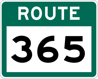 <span class="mw-page-title-main">Newfoundland and Labrador Route 365</span> Highway in Newfoundland and Labrador