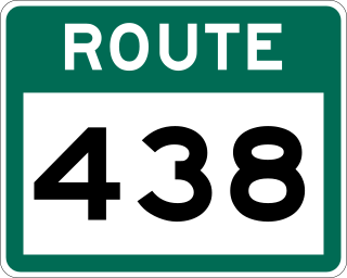 <span class="mw-page-title-main">Newfoundland and Labrador Route 438</span> Canadian highway