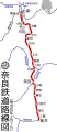 奈良鉄道路線図 (1905/02/07)