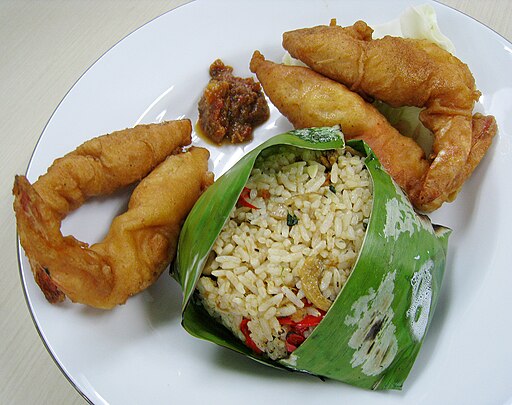 Nasi Bakar Udang - Nasi Khas Indonesia